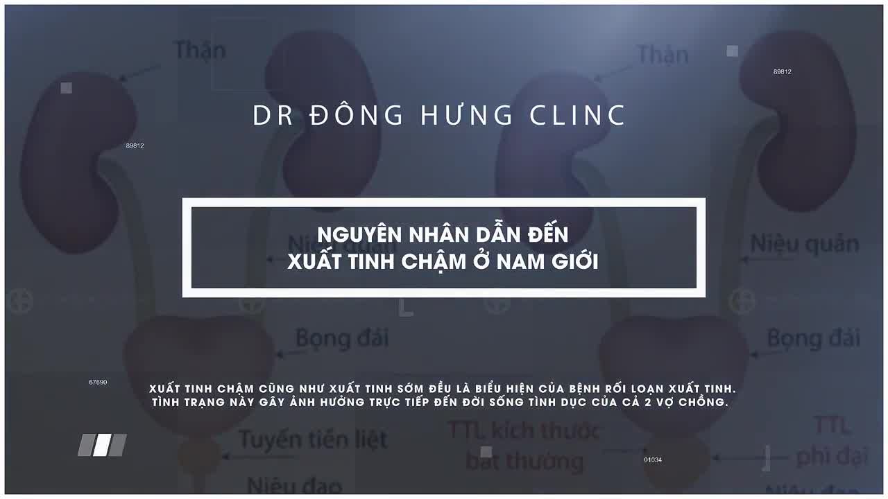 NGUYÊN NHÂN DẪN ĐẾN XUẤT TINH CHẬM Ở NAM GIỚI