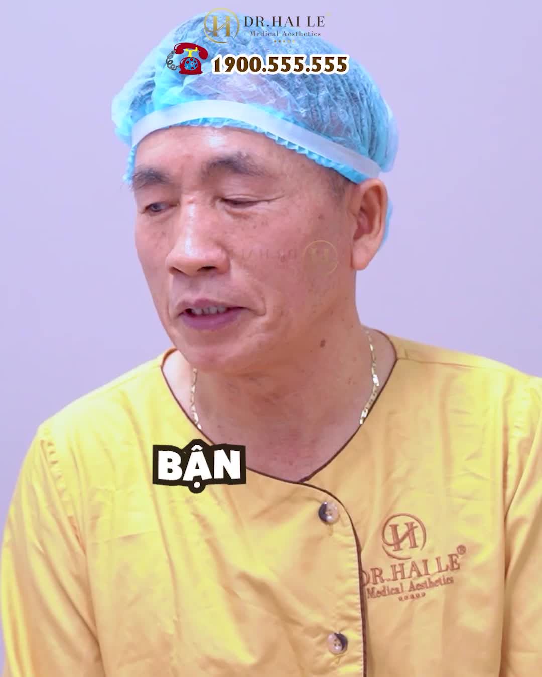 Hơn 60 năm sống chung với đôi mắt sụp mí bẩm sinh, giờ đây đôi mắt vị khách hàng đã có sự thay đổi như thế nào?
