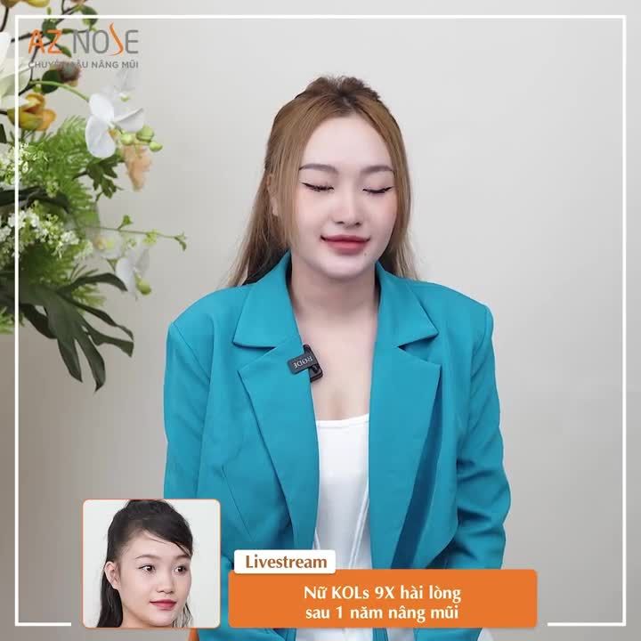 Khách hàng 9X xinh đẹp rạng ngời với dáng mũi 1 năm tuổi