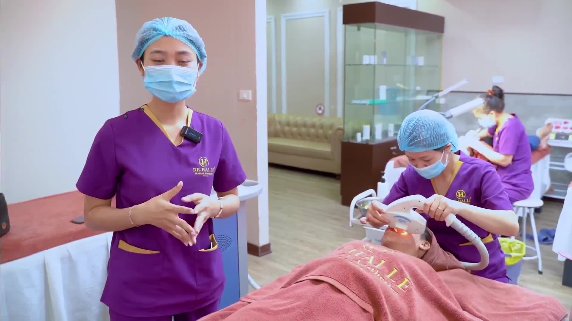 Cùng xem quá trình điều trị tàn nhang 1 lần duy nhất tại Dr.Hải Lê
