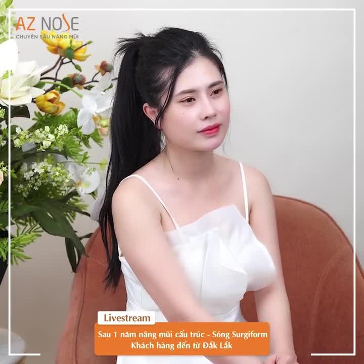 Khách hàng đến từ Đắk Lắk nói gì sau 1 năm tái tạo dáng mũi?