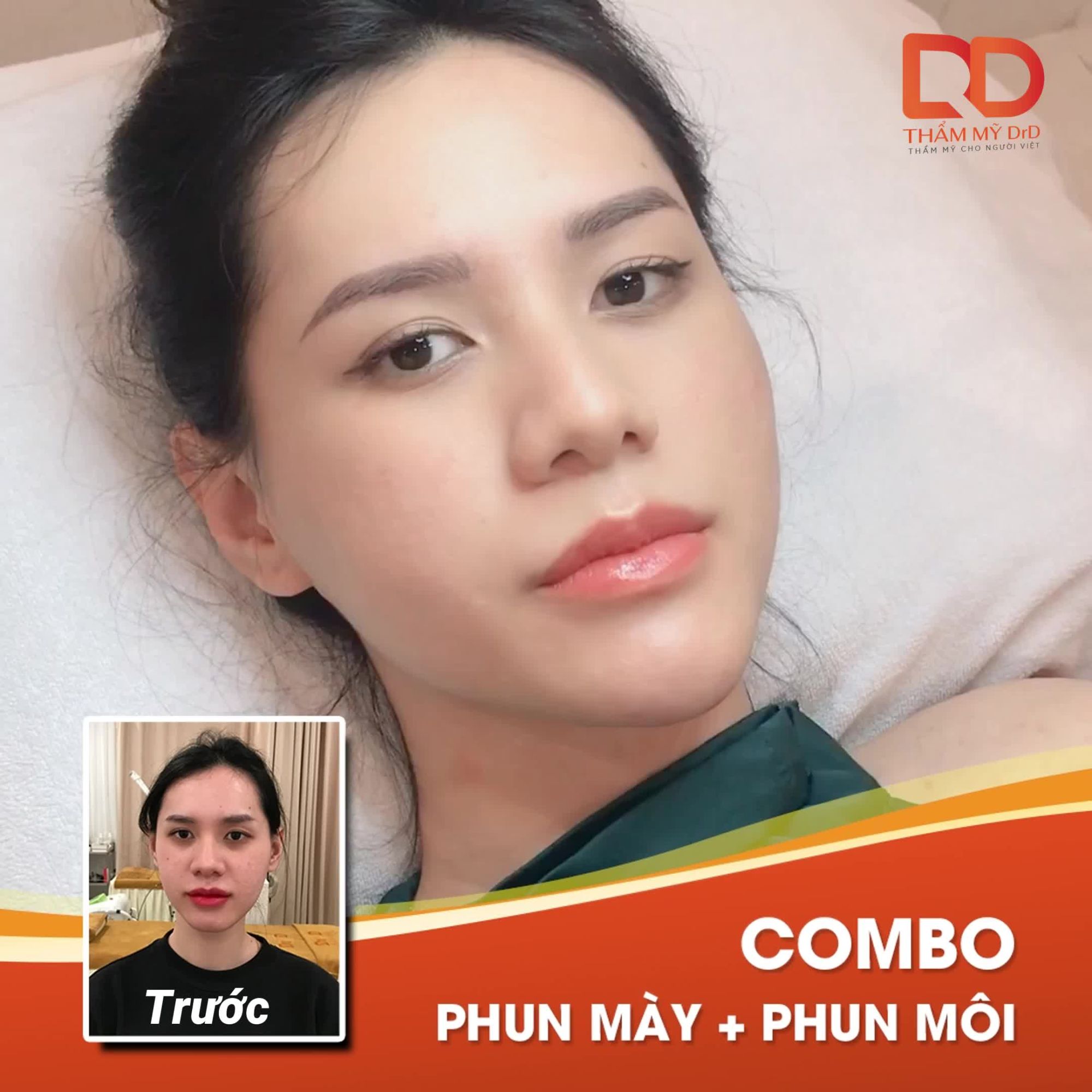 COMBO PHUN MÀY PHUN MÔI CHO BẠN GÁI XINH TỰA "THIÊN THẦN"