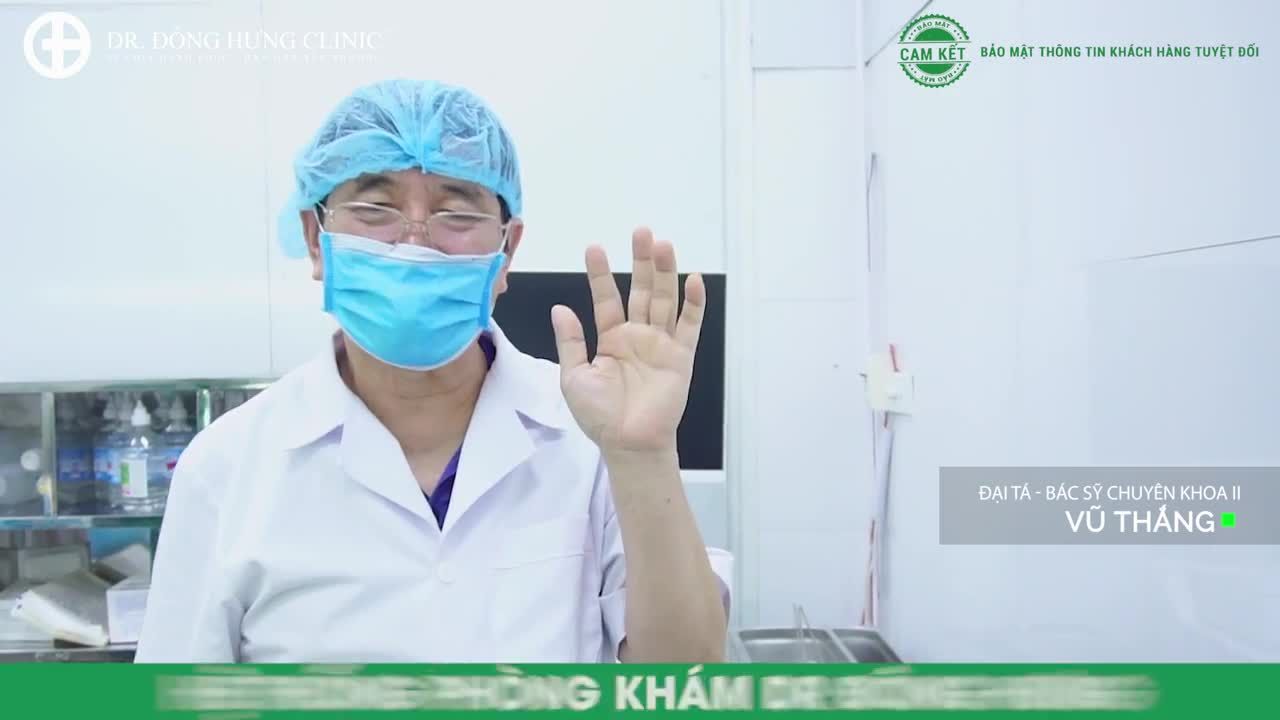 Thực hiện Combo 3 dịch vụ cho khách hàng nữ sinh 1 con - Đông Hưng Clinic