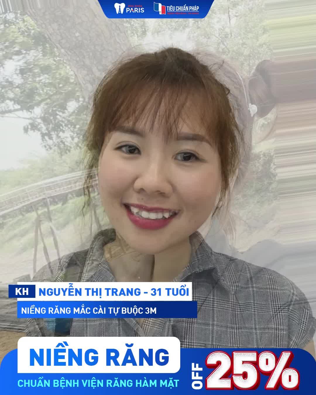 NIỀNG RĂNG CHUẨN BỆNH VIỆN RHM