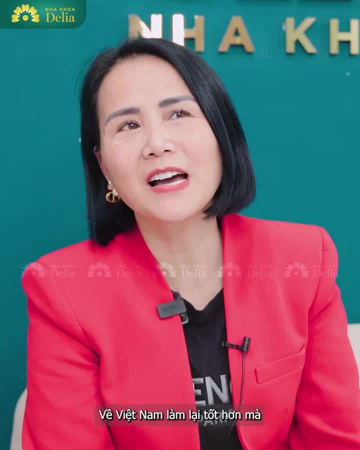 Nha khoa Delia hy vọng rằng, với nụ cười rạng rỡ, chị Mai sẽ có những bức ảnh đẹp lưu giữ những khoảnh khắc vui vẻ, hạnh phúc bên gia đình thân yêu