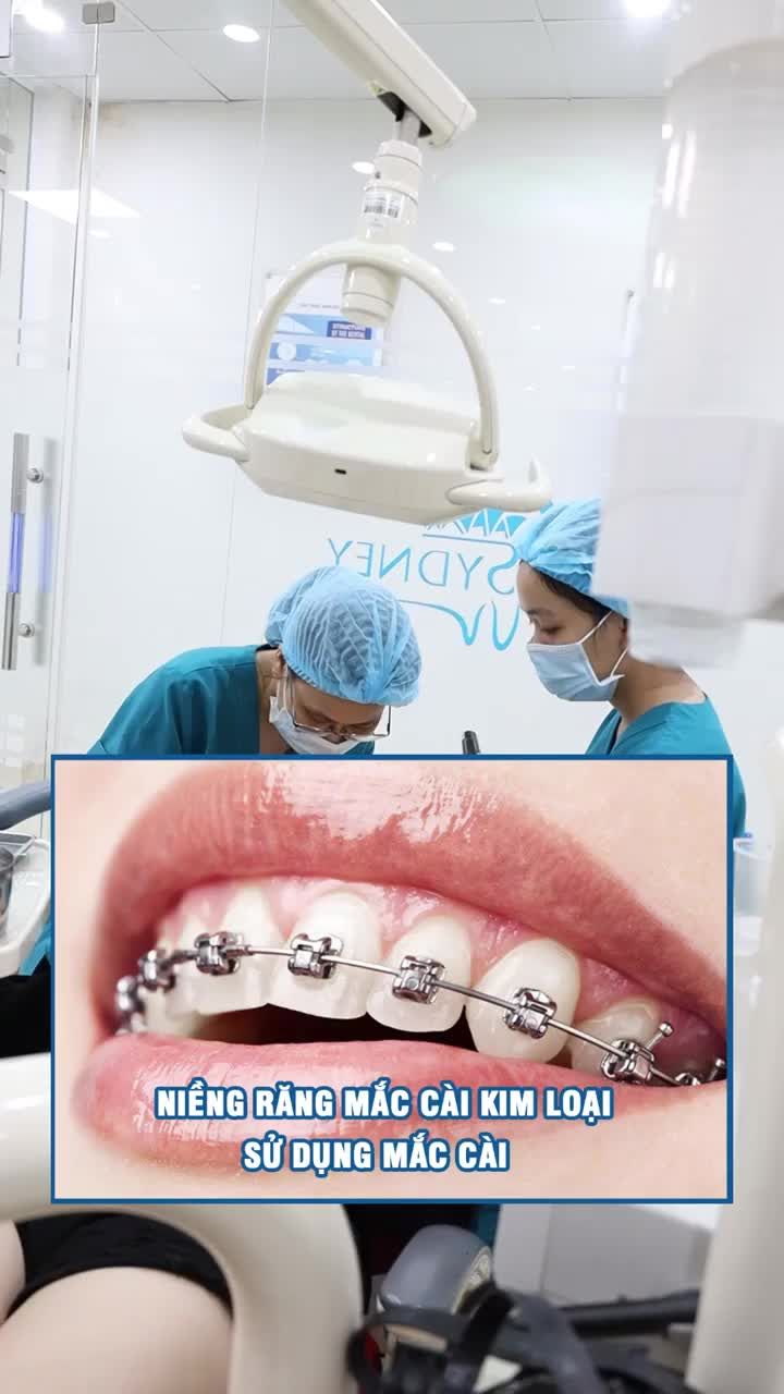 Phương pháp niềng răng mắc cài kim loại có đau không?