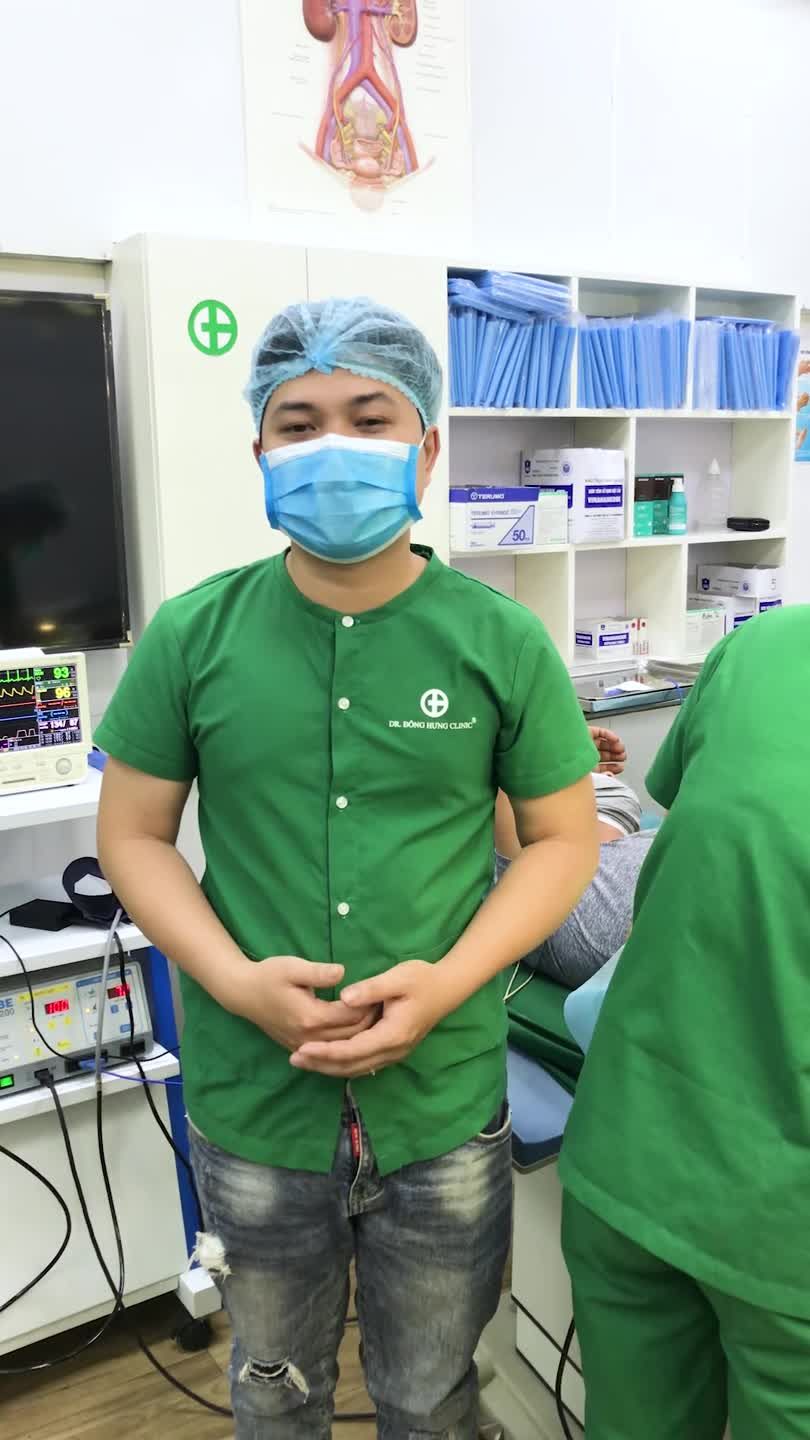 CẬN CẢNH CA CẮT BQĐ TẠI  ĐÔNG HƯNG CLINIC