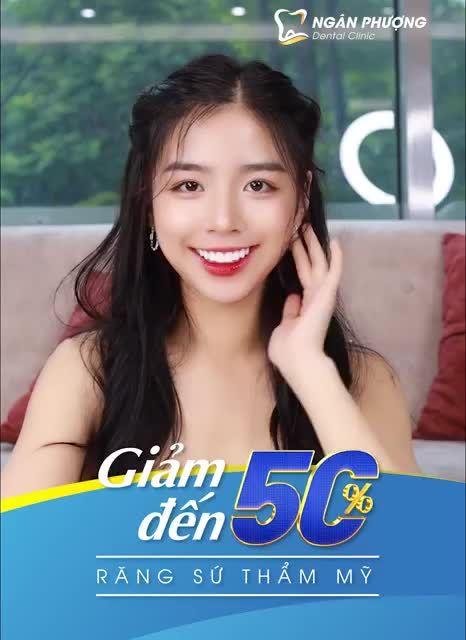 Em làm răng về, ai cũng khen đẹp, nhìn mặt sang và sáng hơn rất nhiều. Làm xong về em ăn cả hộp kem chẳng có vấn đề gì cả