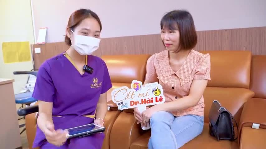 Mắt trợ cường cơ nâng mi được Dr.Hải Lê khắc phục như thế nào sau 7 ngày Cả nhà cùng theo dõi