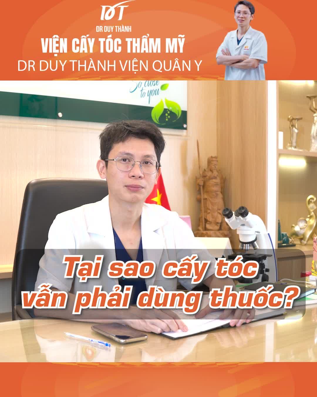 Tại sao cấy tóc phải kết hợp với uống thuốc?