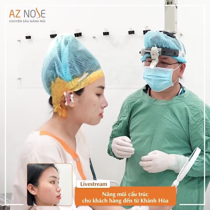 Dáng mũi Sline cao vừa cho khách hàng 2K1 đến từ Khánh Hoà