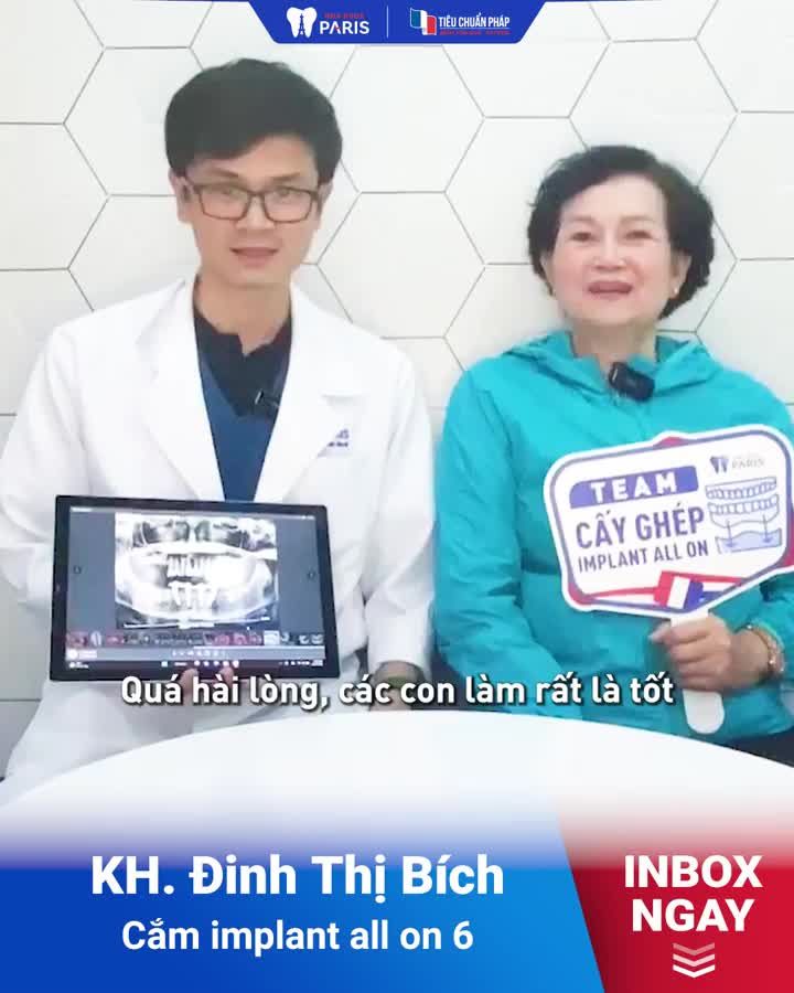 TRỒNG RĂNG TẠI NHA KHOA PARIS - HƠN 15,000 KH HÀI LÒNG