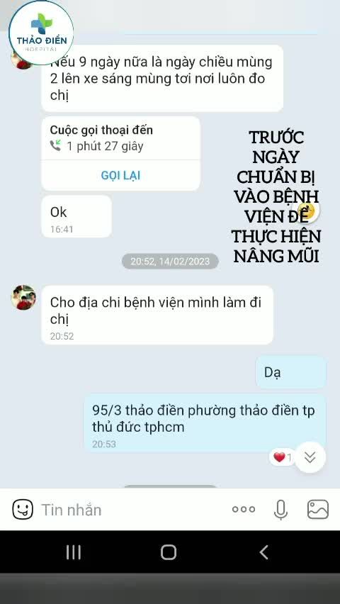 Feedback của bạn Như Quỳnh, một vị khách phải lặn lội đường xa cùng mẹ vào Sài Gòn  tìm đến bệnh viện Quốc tế Thảo Điền để giúp bạn có được dáng mũi tự nhiên và thần thái hơn so với hiện tại .