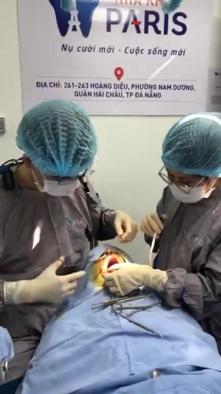 Ca cấy ghép IPL trụ DIO Hàn quốc của khách hàng nam Trần Đăng Tập