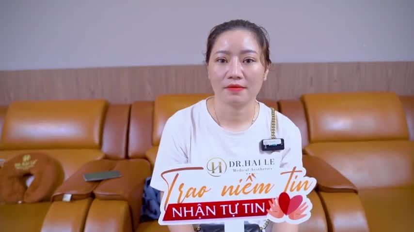 Từng nhấn mí nhưng lỗi hỏng bên to bên nhỏ được Dr.Hải Lê khắc phục như thế nào sau 7 ngày? Theo dõi ngay