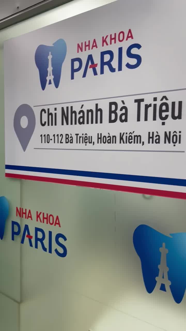 Ca gắn mác cài kim loại thường được thực hiện bởi bác sĩ Triệu Thị Thuỳ Nga tại nha khoa Paris 110-112 Bà Triệu