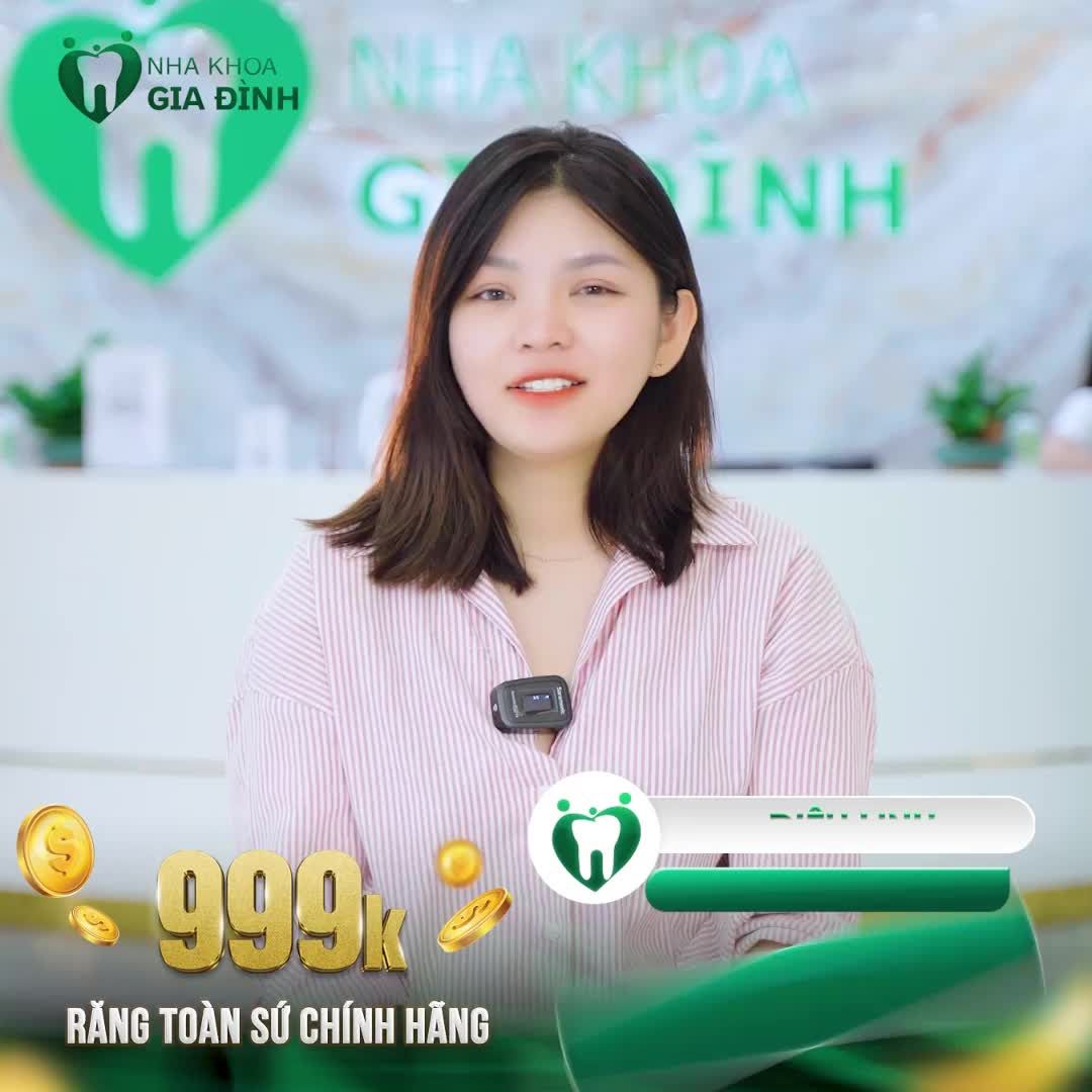 ẤN TƯỢNG KHÓ QUÊN CỦA NỮ KHÁCH HÀNG KHI THẨM MỸ RĂNG SỨ TẠI NHA KHOA GIA ĐÌNH