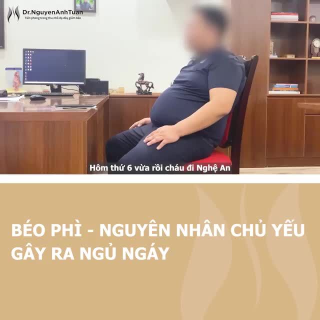 Béo phì- nguyên nhân chủ yếu gây ra ngủ ngáy