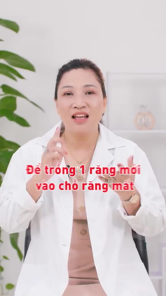 PHƯƠNG PHÁP TRỒNG RĂNG NGĂN TIÊU XƯƠNG ?