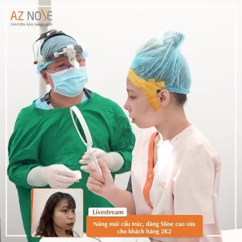 Bác sĩ Hoàng Nam cải thiện đầu mũi ng.ắn, sóng mũi th.ấp nhiều cho khách hàng 2K2