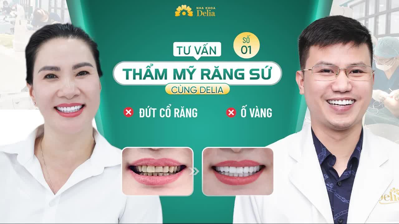 Lắng nghe bác sĩ Nguyễn Hùng phân tích nguyên nhân dẫn đến tình trạng và xem kết quả của chị Hiền sau khi sở hữu nụ cười mới khỏe đẹp và trắng sáng.