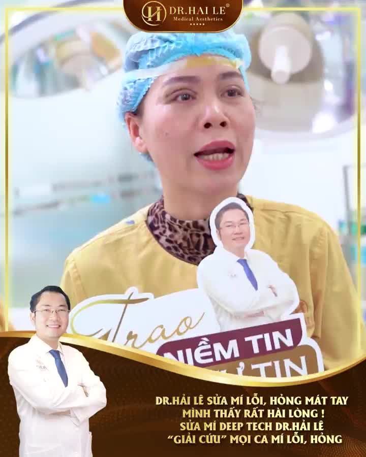 Kỹ thuật sửa mí Deep Tech khắc phục hoàn toàn tổ chức sẹo cứng, đính cơ nâng mi sâu -> Đôi mắt được "giải cứu", nếp mí nhẹ tênh!