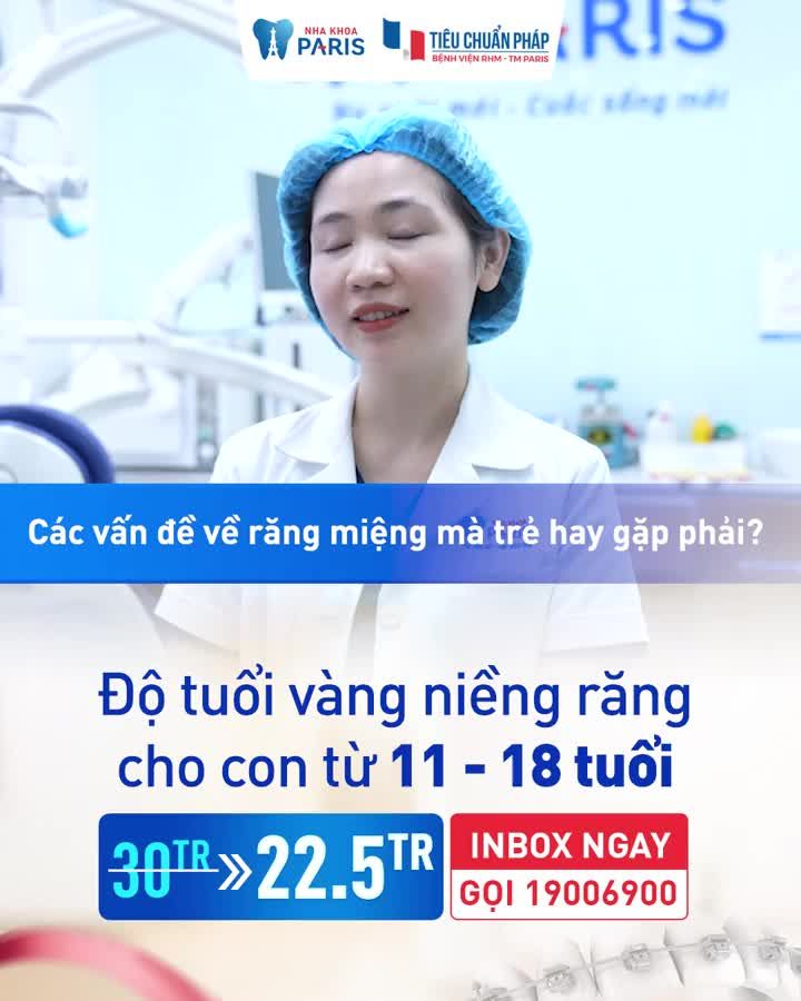 ĐỘ TUỔI VÀNG NIỀNG RĂNG CHO CON