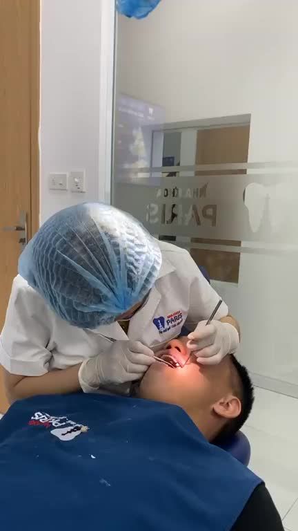 Quá trình gắn 3 răng sứ Cercon tại nha khoa Paris Vinh