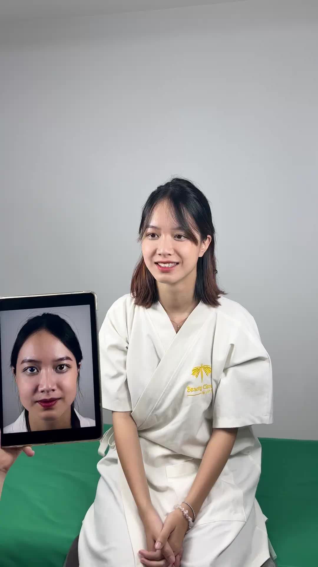 Bạn Kiều My quay lại tái khám Vline sau 3 tháng sử dụng dịch vụ