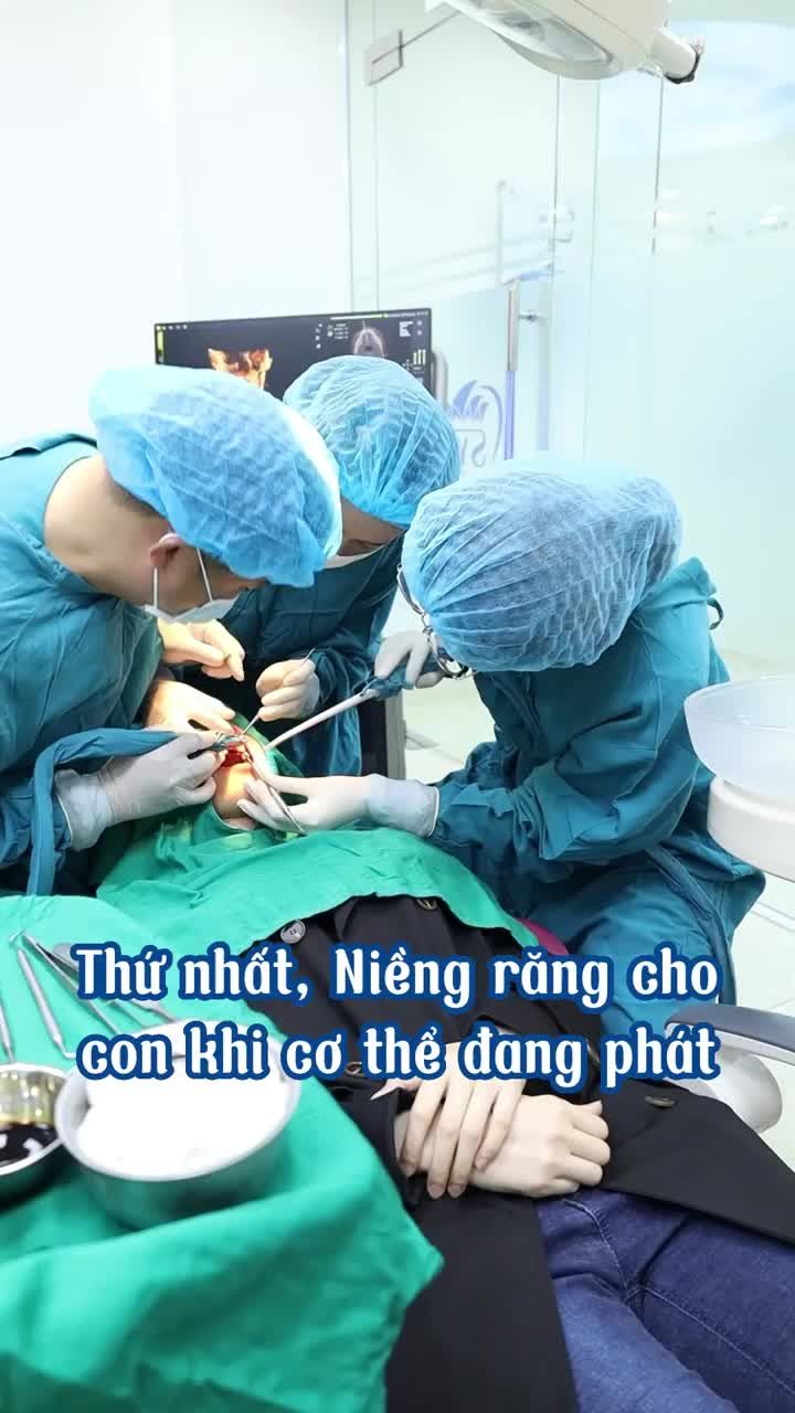 Lợi ích niềng răng sớm cho con