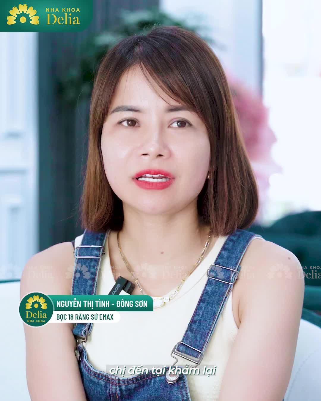 Niềm hạnh phúc của chị Tình là được những người thân yêu động viên đi làm đẹp, còn niềm vui của Delia là thấy chị vui vẻ, tự tin hơn với nụ cười răng sứ mới.