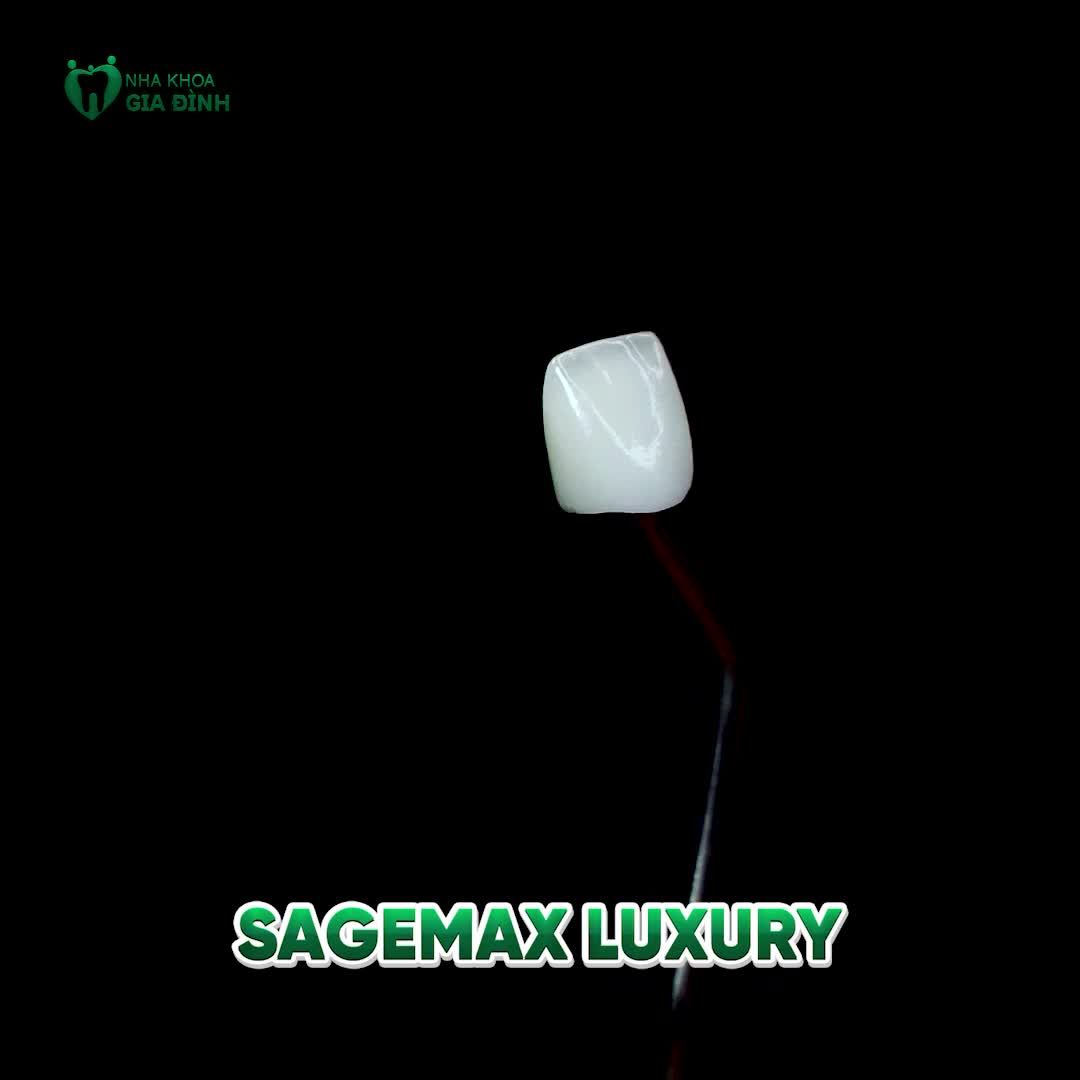 ĐỘC QUYỀN TẠI NHA KHOA GIA ĐÌNH – RĂNG SỨ SAGEMAX LUXURY TRẮNG TRONG HOÀN HẢO