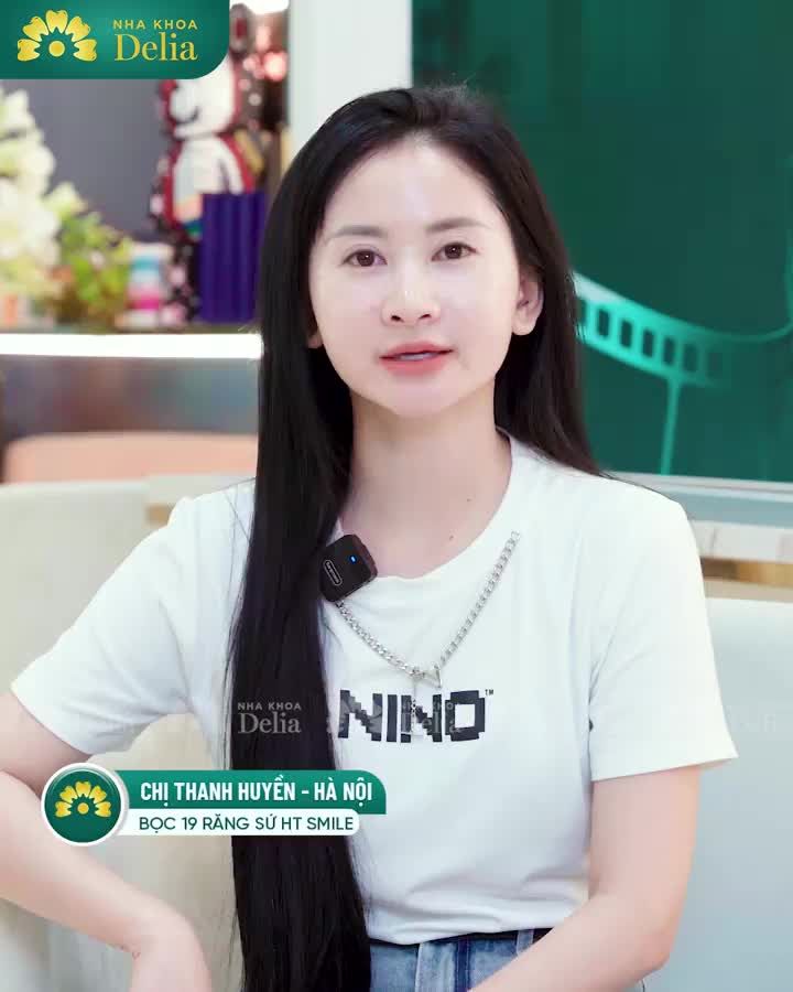 “Màu răng của mình nhìn rất tự nhiên. Mình ăn nhai bình thường như răng thật, ăn đồ lạnh, đồ nóng vô tư không gặp vấn đề gì cả”