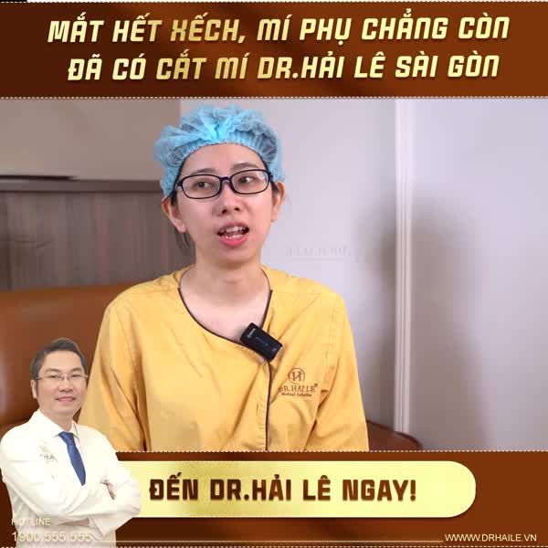 Căn chỉnh cơ nâng mi, cải thiện tình trạng mắt xếch -> Đôi mắt của vị khách hàng trở nên nhẹ nhàng, đẹp tự nhiên, "có nét rõ ràng hơn"!