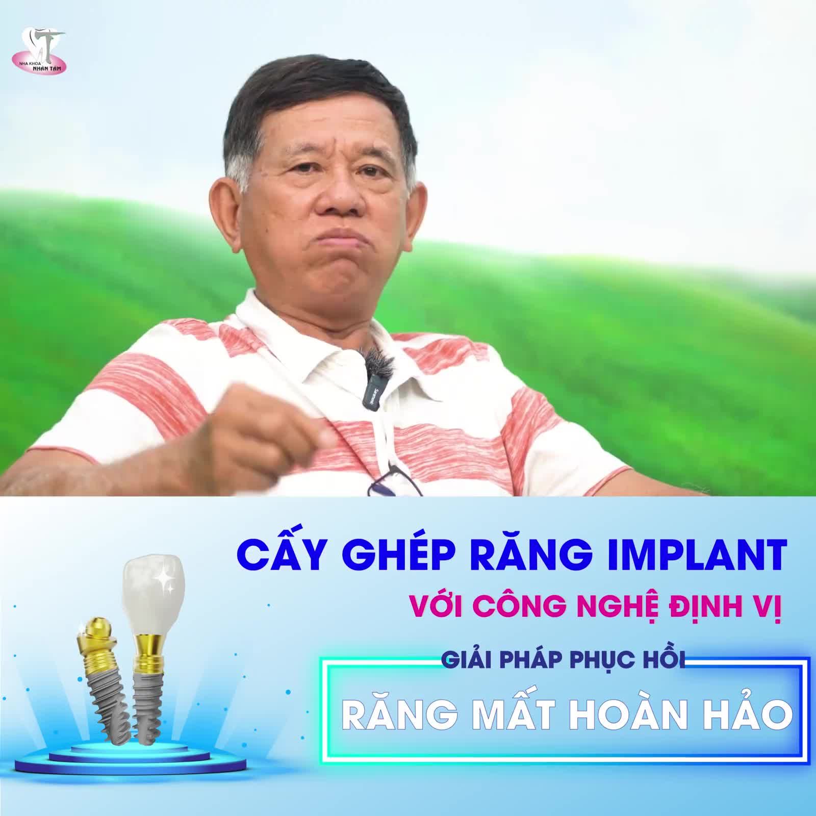 KHÔI PHỤC RĂNG MỚI XÓA HẾT MỌI CƠN ĐAU NHỜ CẤY GHÉP IMPLANT