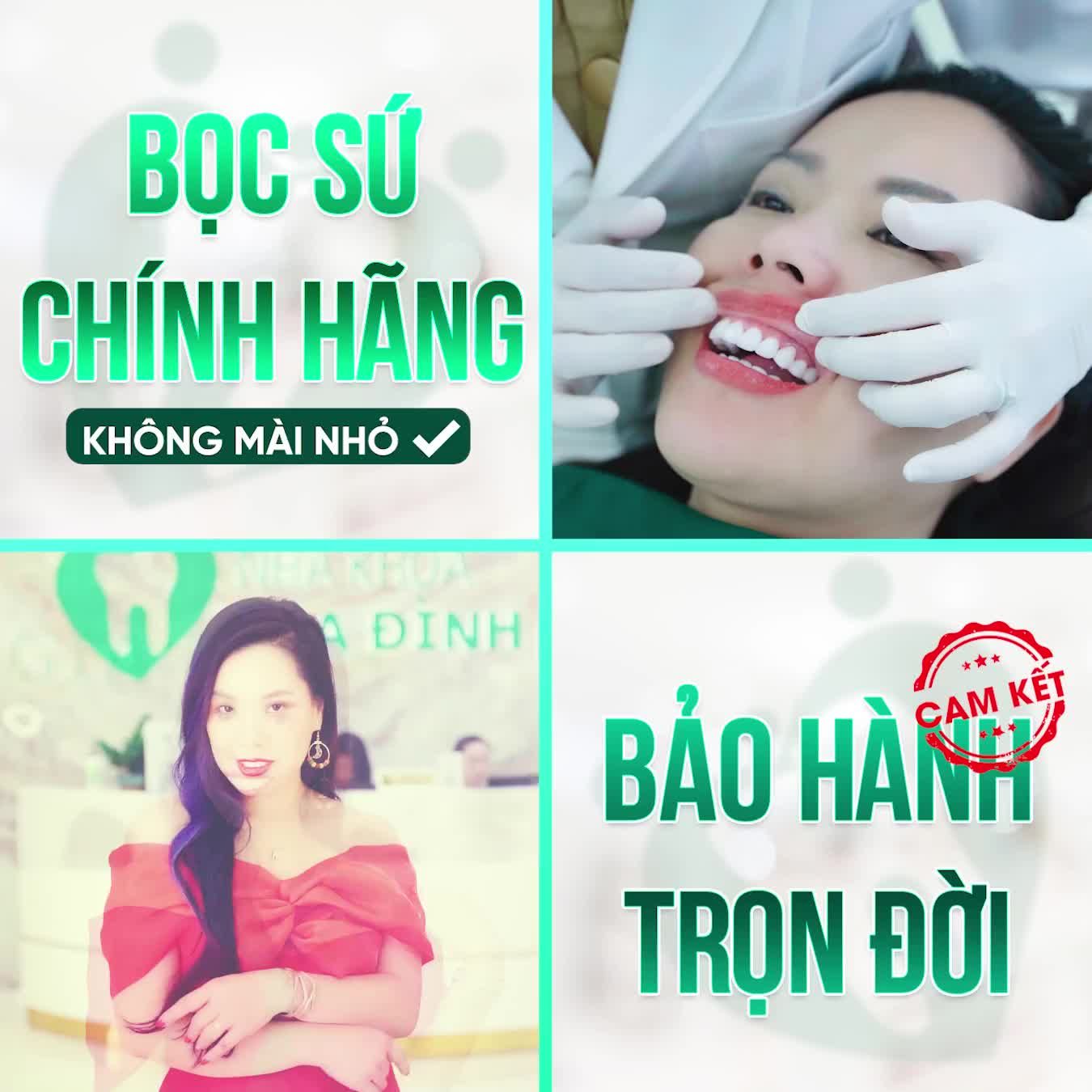 BỌC SỨ CHÍNH HÃNG - AN TOÀN – KHÔNG MÀI NHỎ
