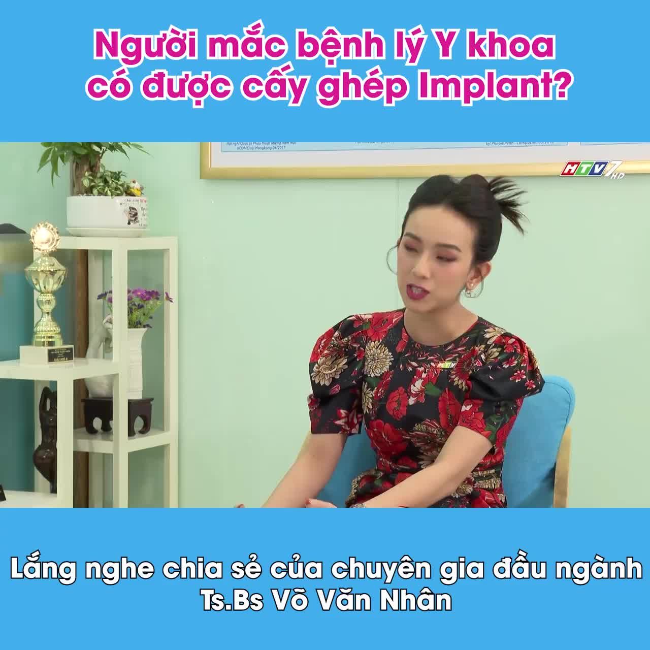 MẮC BỆNH LÝ Y KHOA CÓ ĐƯỢC CẤY GHÉP IMPLANT?