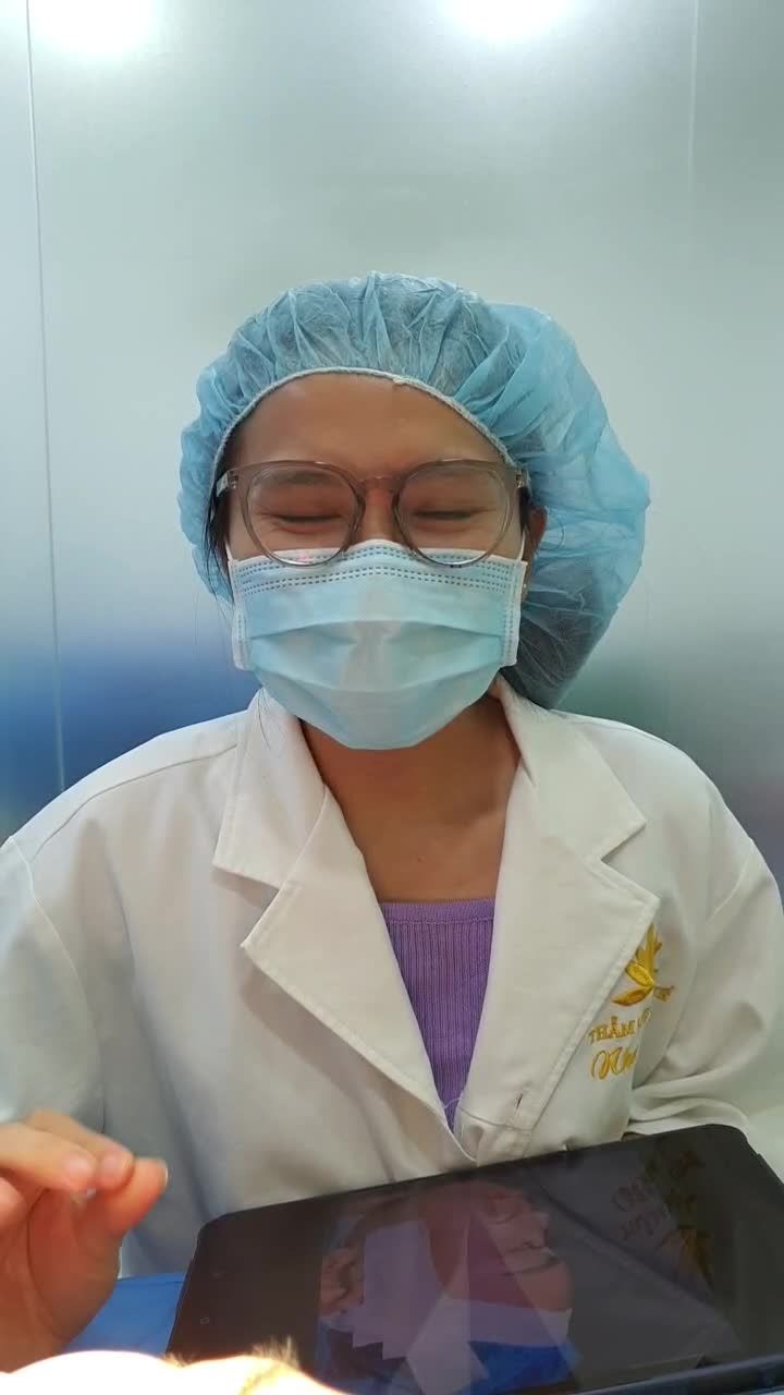 Nâng mũi ALINE Sụn Tai 2 Lớp kết hợp với Thu Cánh Mũi do chính Bác sĩ Kỳ Y Dược thực hiện.