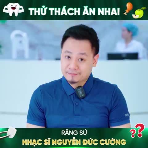 TỪNG "RẤT RÉN" KHI ĂN NHAI ỔI CÒN NGUYÊN HẠT VÀ ​​​​​​​KHẢ NĂNG NHAI CẮN CỦA NHẠC SĨ NGUYỄN ĐỨC CƯỜNG THAY ĐỔI NHƯ THẾ NÀO SAU KHI THẨM MỸ RĂNG TẠI NHA KHOA GIA ĐÌNH?