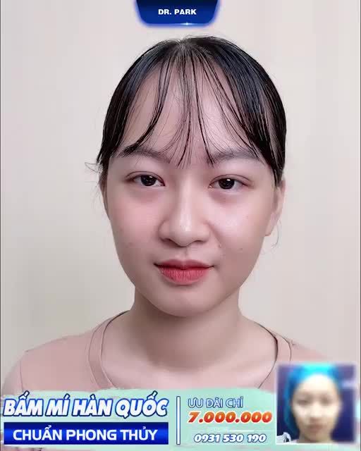BẤM MÍ HÀN QUỐC - HAI MÍ CHUẨN ĐẸP SAU 60 PHÚT