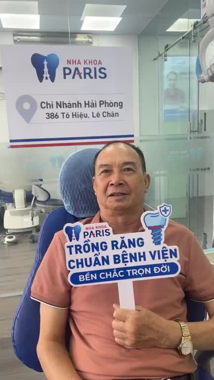 Cảm nhận của KH chuẩn bị cấy ghép Implant all on 5 ETK tại nha khoa Paris Hải Phòng