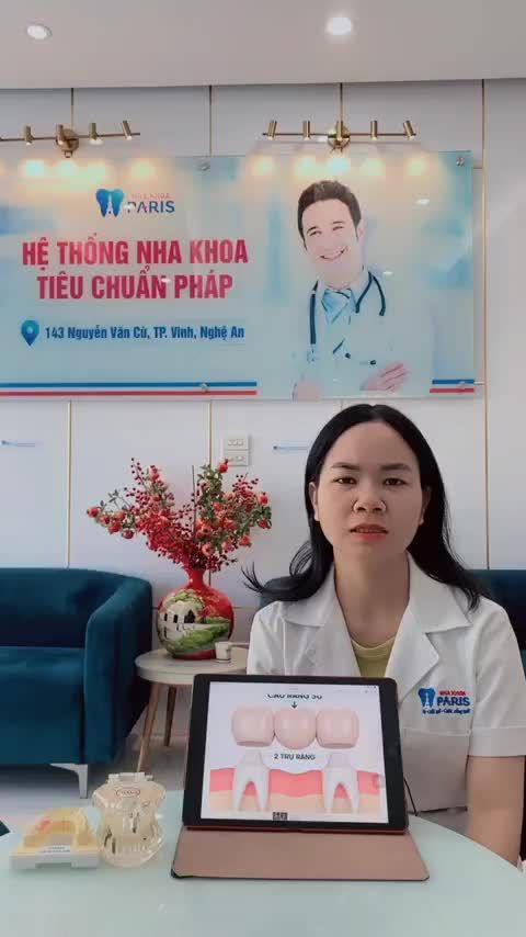 Cùng bác sĩ Lê Thị Hải chia sẻ nên lựa chọn bắc cầu răng sứ hay trồng implant khi mất răng tại nha khoa Paris Vinh