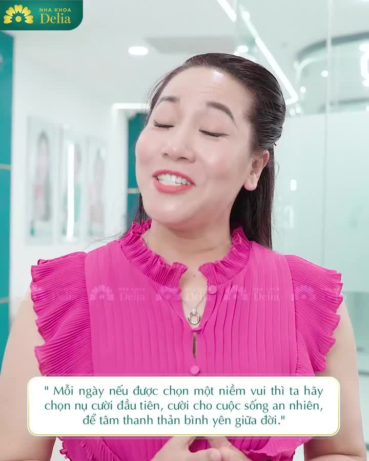 Nha khoa Delia đã có cơ hội được đồng hành cùng gương mặt rất quen thuộc đối với các khán giả truyền hình - diễn viên Thu Huyền.