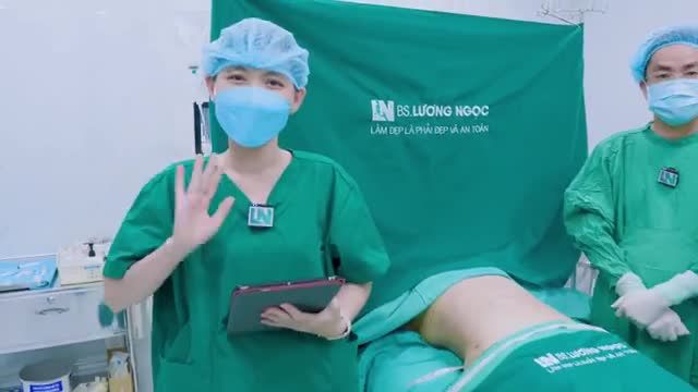 Sau khi hoàn thành ca thực hiện hút mỡ tạo dáng cho trường hợp khách hàng hôm nay