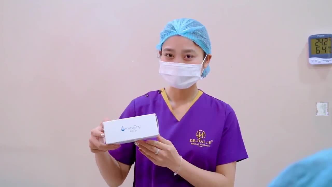 Điều trị hôi nách công nghệ miraDry 1 lần thực hiện thơm như mong muốn