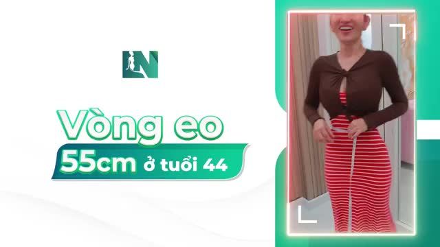 Bước qua tuổi 44 nhưng Chị Thuý Nga của hiện tại vẫn giữ được vòng eo 55cm, nhỏ gọn, dáng đẹp đến bất ngờ.