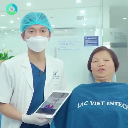 CẬN CẢNH LẮP RĂNG TOÀN HÀM TRÊN - KHÁCH HÀNG BÙI THỊ XUÂN (VIỆT KIỀU SÉC)