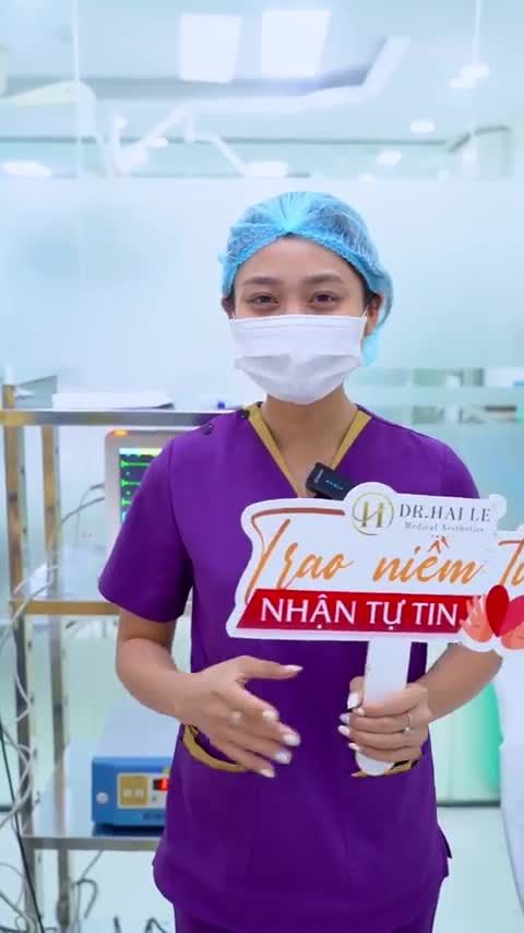 Mũi thấp tẹt được Dr.Hải Lê khắc phục cao thanh tú như thế nào? Theo dõi ngay