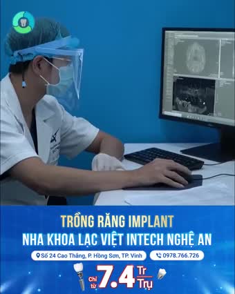Trồng răng implant cùng chuyên gia tại Nghệ An