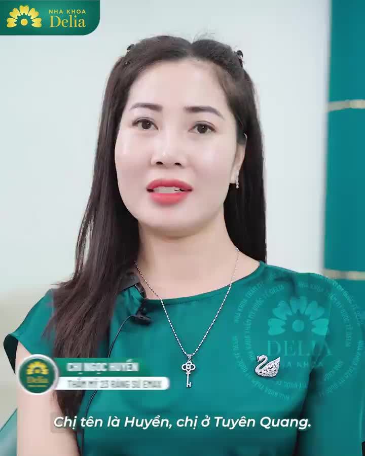 Cảm ơn chị Ngọc Huyền đã luôn tin tưởng và dành nhiều tình cảm yêu thương cho đội ngũ nha khoa Delia.
